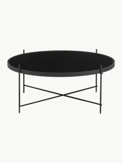 Ronde salontafel Cupid met afneembare glazen tafelblad^Zuiver Best