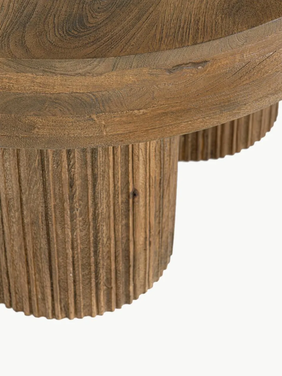 Ronde salontafel Dacca van mangohout^Bizzotto New