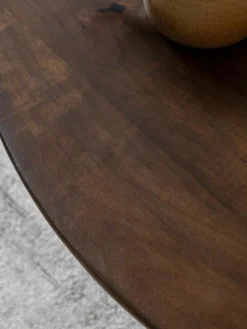 Ronde salontafel Sculpt van mangohout^Westwing New