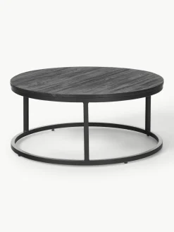 Ronde salontafels Andrew van mangohout, set van 2^Westwing Collection Discount
