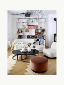 Ronde salontafels Andrew van mangohout, set van 2^Westwing Collection Discount