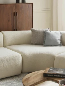 Ronde teddy hoekmodule Sofia^Westwing Collection Clearance