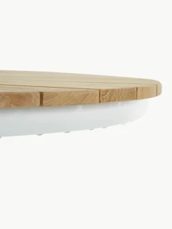 Ronde tuintafel Ellen met teakhouten tafelblad, in verschillende formaten^Cinas New