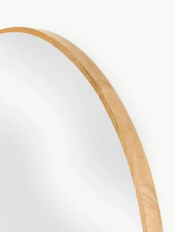 Ronde wandspiegel Avery met eikenhouten lijst^Westwing Collection Hot