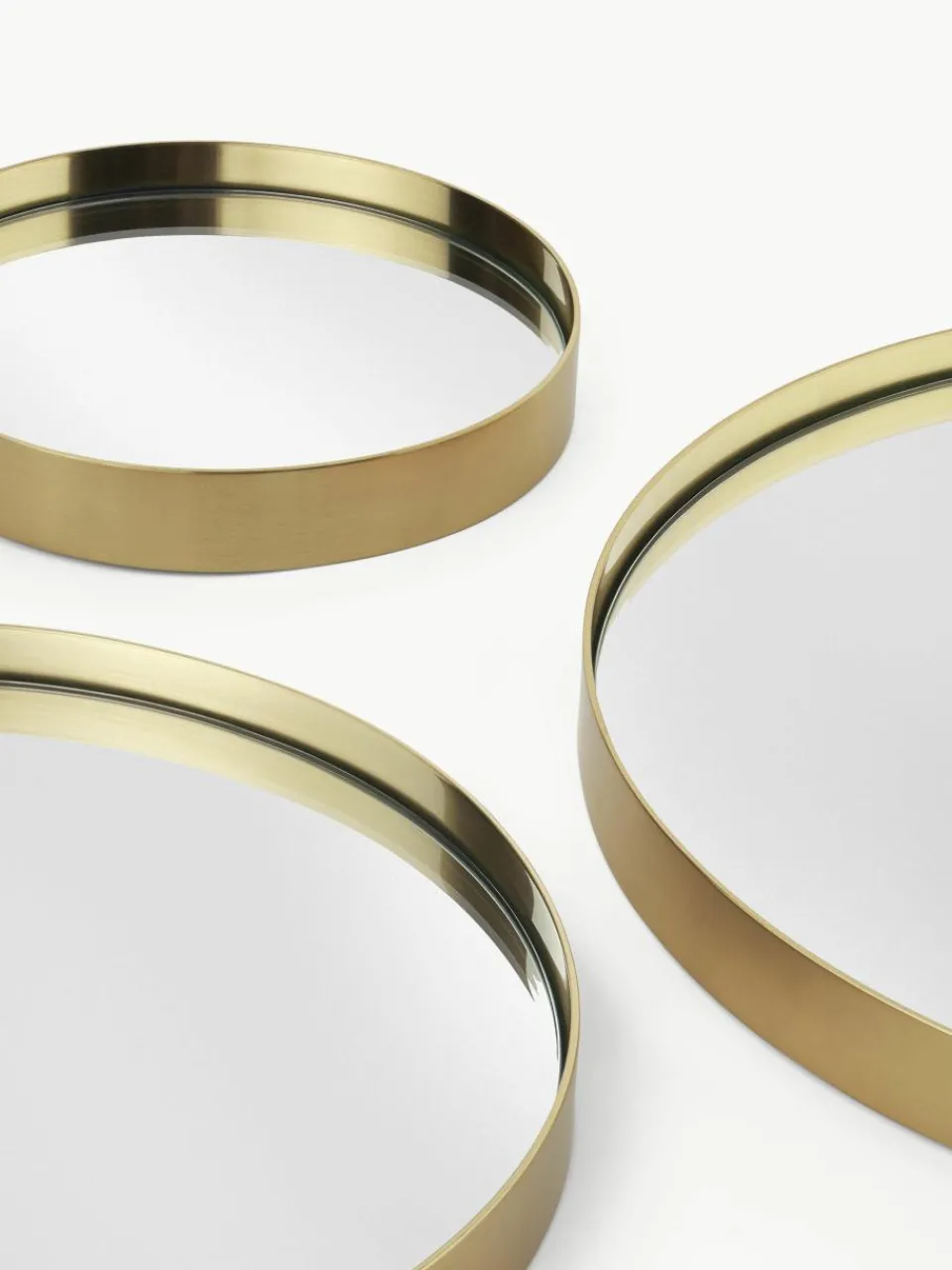 Ronde wandspiegelsset Lacie, set van 3^Westwing Collection Clearance
