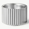 RVS eierdopjes Bernadotte met groefstructuur, set van 2^GEORG JENSEN Discount