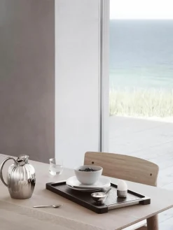 RVS eierdopjes Bernadotte met groefstructuur, set van 2^GEORG JENSEN Discount