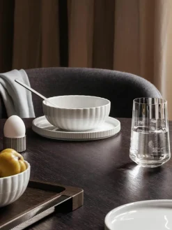 RVS eierdopjes Bernadotte met groefstructuur, set van 2^GEORG JENSEN Discount