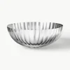 RVS serveerschaal Bernadotte met groefstructuur^GEORG JENSEN Hot