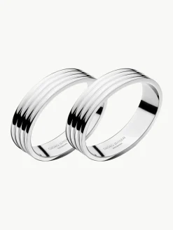 RVS servetringen Bernadotte, 2 stuks^GEORG JENSEN New