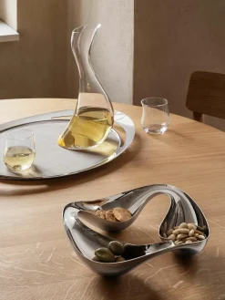 RVS snackschaaltje Cobra in organische vorm^GEORG JENSEN Fashion