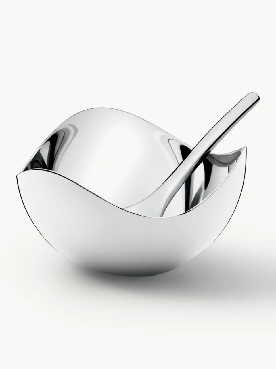 RVS zoutschaal Bloom met lepel^GEORG JENSEN Fashion
