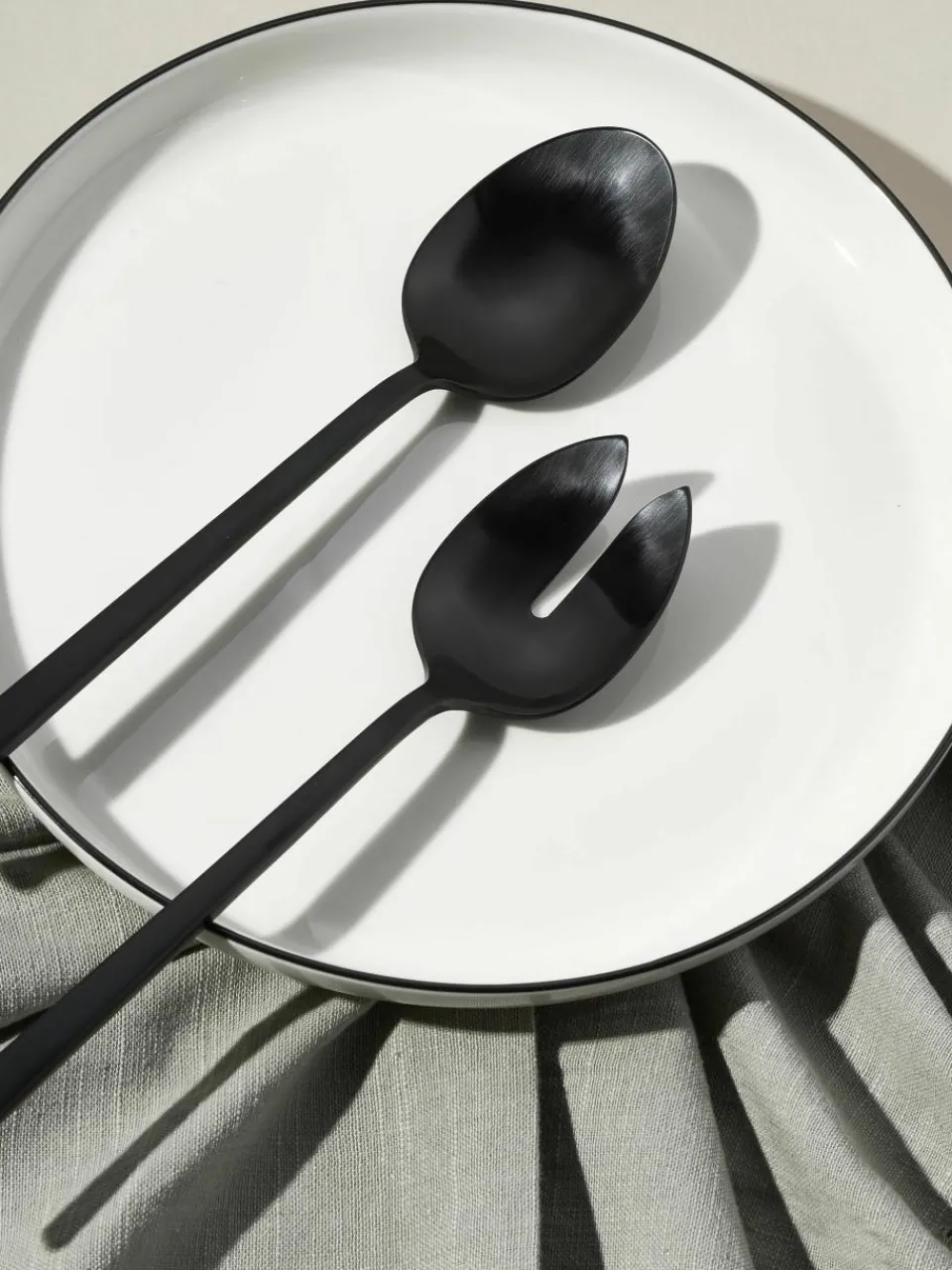 Saladebestekken Shine mat geborsteld^Westwing Collection Sale