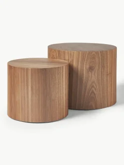Salontafel Dan van hout, set van 2^Westwing Collection Best