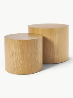 Salontafel Dan van hout, set van 2^Westwing Collection Discount