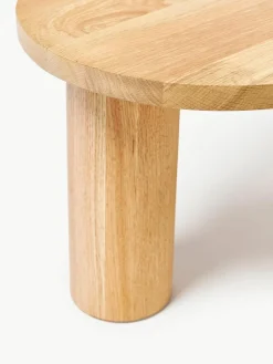 Salontafel Didi van eikenhout in organische vorm^Westwing Collection Best