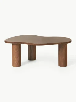 Salontafel Didi van eikenhout in organische vorm^Westwing Collection Hot