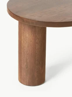 Salontafel Didi van eikenhout in organische vorm^Westwing Collection Hot