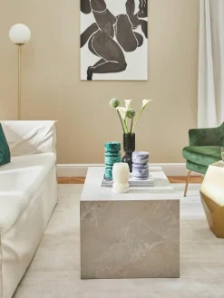 Salontafel Lesley in travertijn look^Westwing Collection Discount