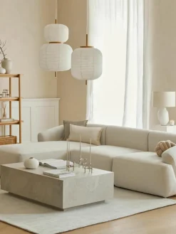 Salontafel Lesley in travertijn look^Westwing Collection Sale