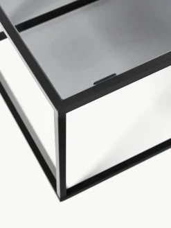 Salontafel Maya met glazen tafelblad^Westwing Collection Hot