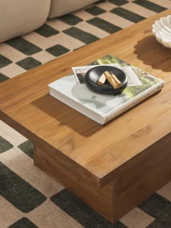 Salontafel Tom van gerecycled teakhout^Westwing Collection Online