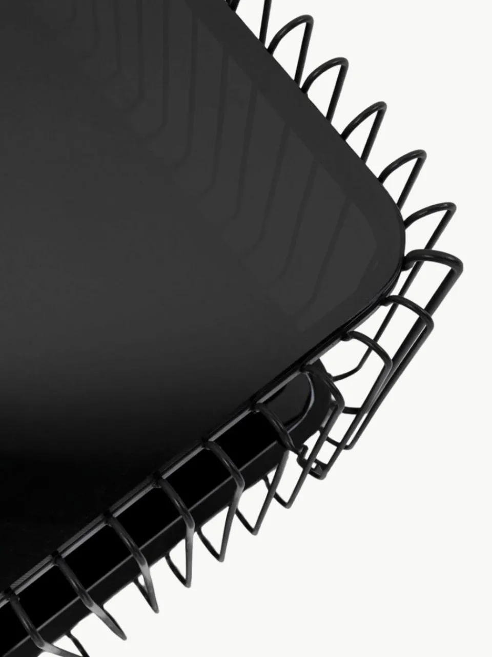 Salontafel Wire met glazen tafelblad^Kare Design Online