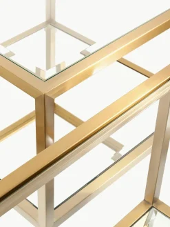 Salontafels Luigi met spiegelonderstel, set van 4^Kare Design Clearance