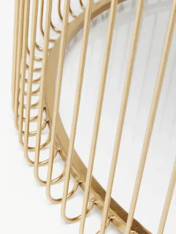Salontafels Wire met glazen tafelblad, set van 2^Kare Design Outlet