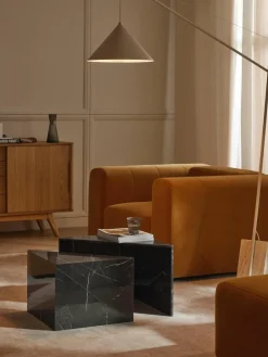 Salontafelset Vilma in marmerlook, 2-delig^Westwing Collection Online