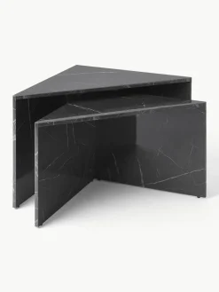 Salontafelset Vilma in marmerlook, 2-delig^Westwing Collection Online