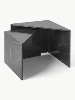 Salontafelset Vilma in marmerlook, 2-delig^Westwing Collection Online