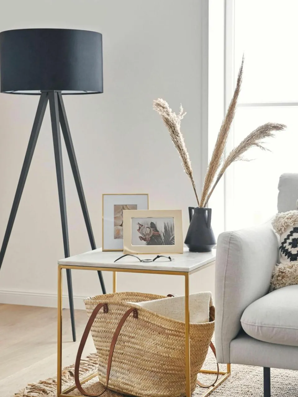 Scandi tripod vloerlamp Jake^Westwing Collection New