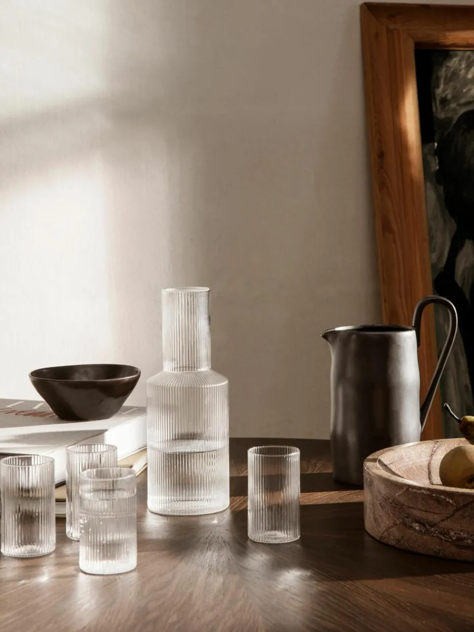 Schaal Flow van keramiek^ferm LIVING Clearance
