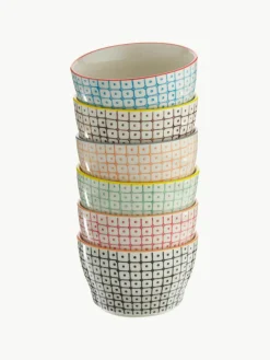 Schalen Carla met klein patroon, set van 6^Bloomingville Online