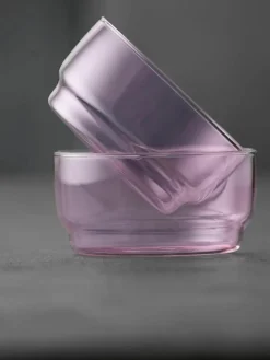 Schalen Torino uit borosilicaatglas, 2 stuks^Lyngby Discount