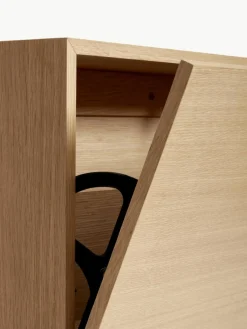 Schoenenkast Collect van eikenhout voor aan de wand^Hübsch Online