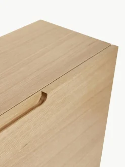 Schoenenkast Collect van eikenhout voor aan de wand^Hübsch Online