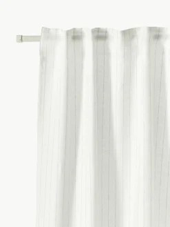 Semi-transparante gordijnen Berken met lusband, 2 stuks^Westwing Collection Online