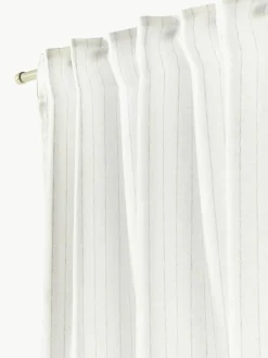 Semi-transparante gordijnen Berken met lusband, 2 stuks^Westwing Collection Online