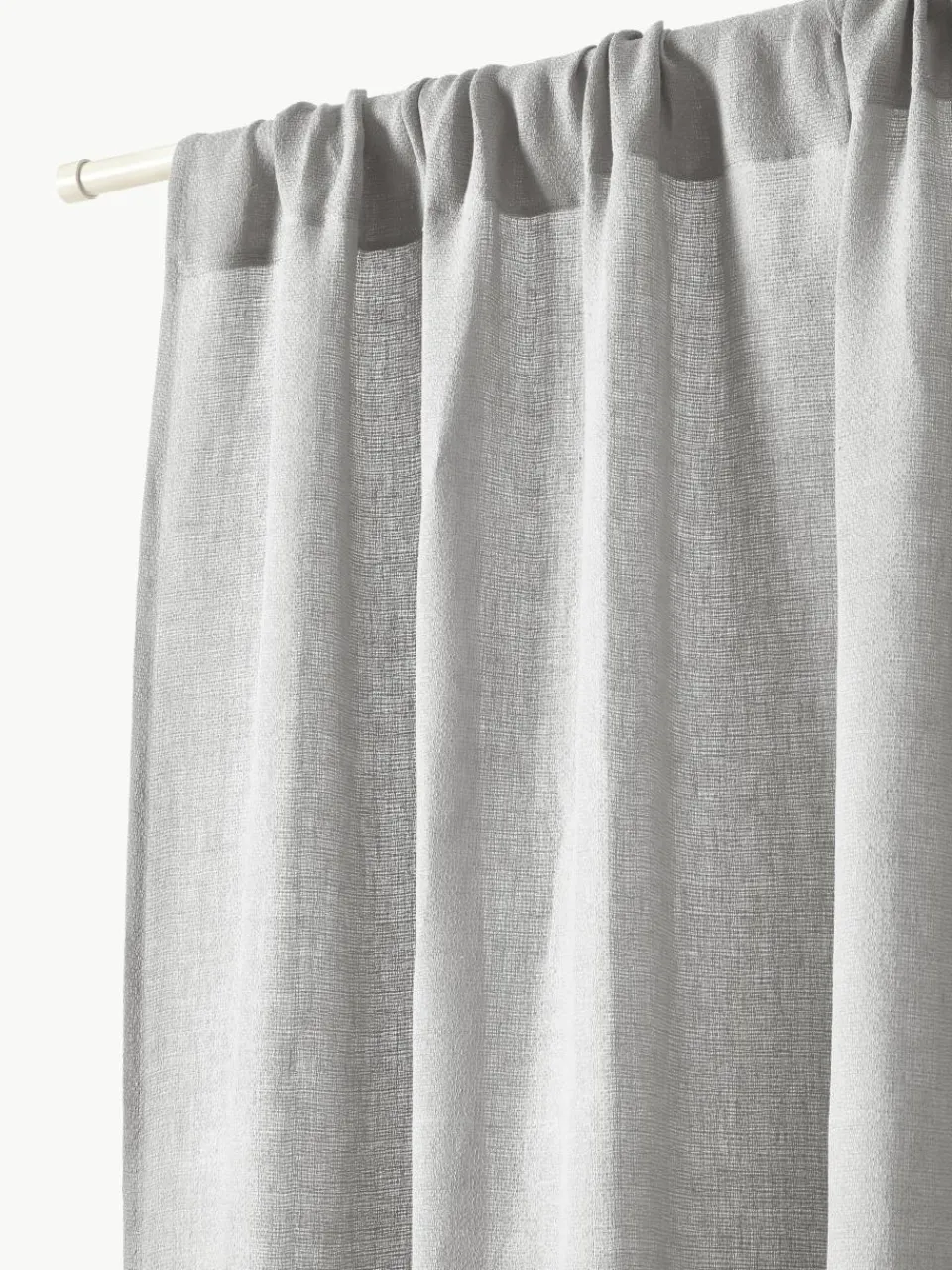 Semi-transparante gordijnen Harmony met tunnelzoom, 2 stuks^Westwing Collection Outlet
