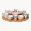 Serveerset Delirio met serveerplateau en schalen, set van 14^Westwing Online