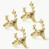 Servetringen Deer, 4 stuks^Westwing Collection Clearance