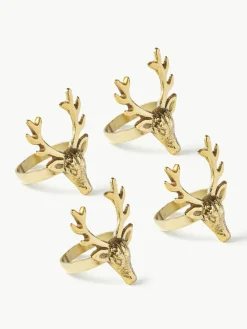 Servetringen Deer, 4 stuks^Westwing Collection Clearance