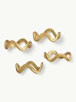Servetringen Skye van messing, 4 stuks^Nordal Sale