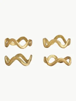 Servetringen Skye van messing, 4 stuks^Nordal Sale