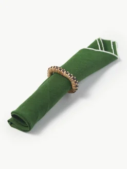 Servetringen Weave van rotan en mangohout, 4 stuks^ferm LIVING Discount