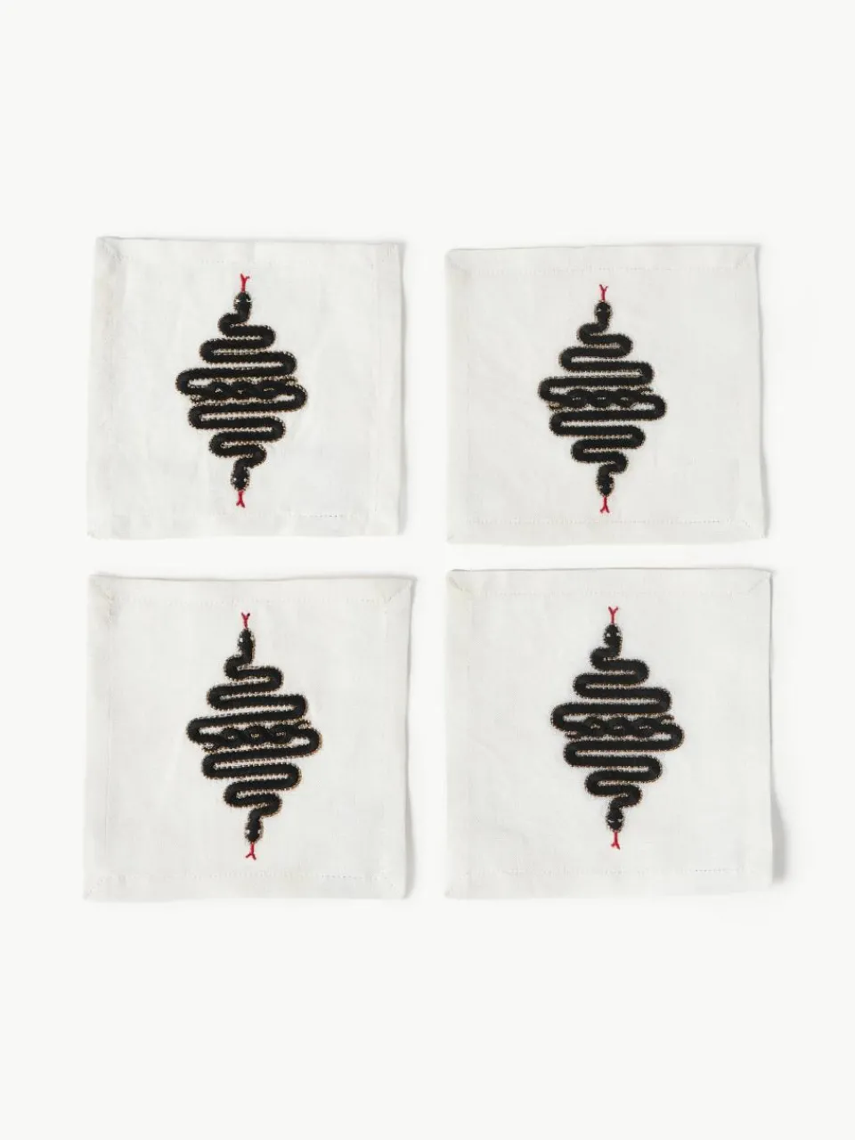 Servetten Snake, 4 stuks^Jonathan Adler Outlet