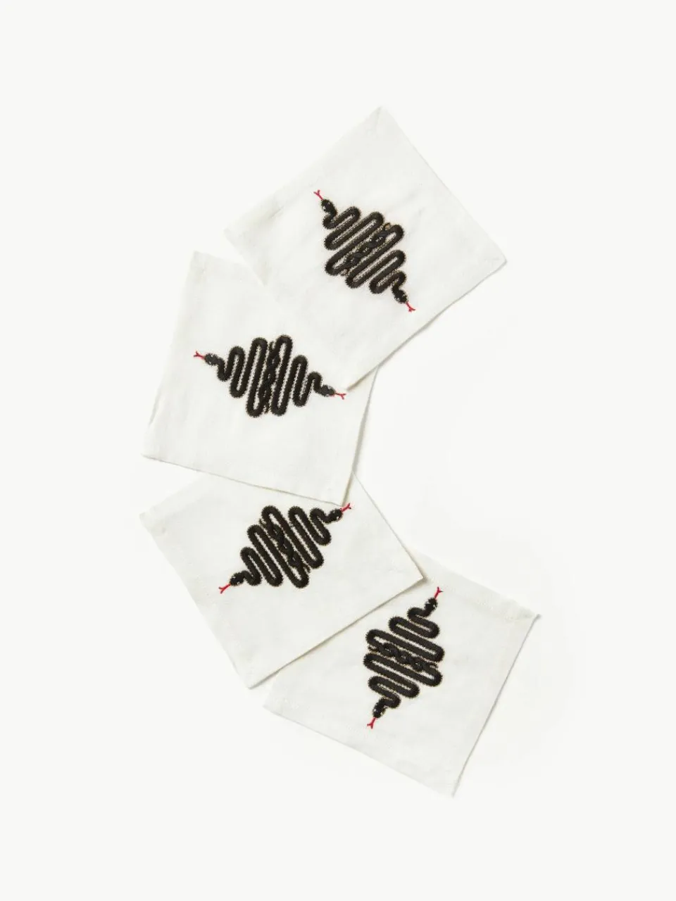 Servetten Snake, 4 stuks^Jonathan Adler Outlet