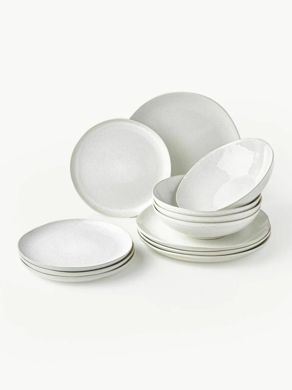 Serviesset Gemma met reactief glazuur, 4 personen (12-delig)^Westwing Collection Outlet